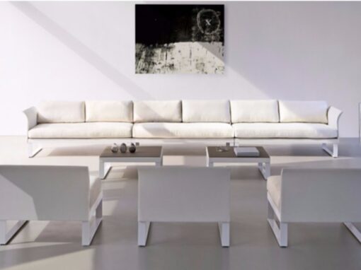 aluminum modular sectional sofa