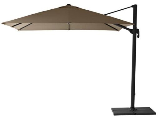 Sleek, sophisticated and easy to use. This umbrella is a beauty with bold modern lines. Multi positions means multiple possibilities on how you can have your shade and comfort.