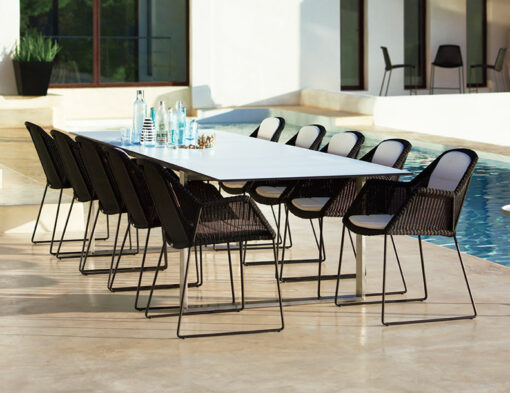 cane-line edge extendable dining table