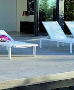 Stackable Chaise Lounger With irresistible lines and flat attire. lounging on this will be an amazing experience.