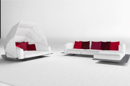 Ambrose Collection Black White Daybed