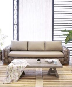 Aloha Be 3 Seater Sofa Wicker Modern Contract Furniture