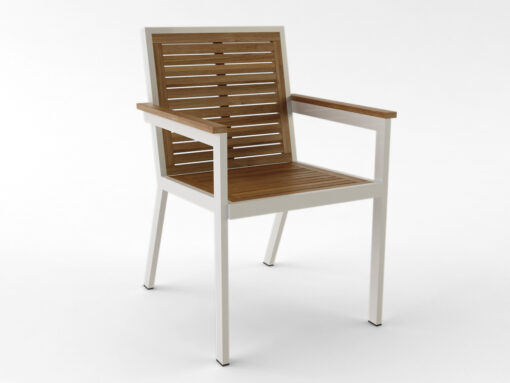 modern teak chair