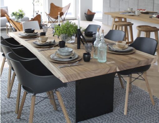 edge plank dining table